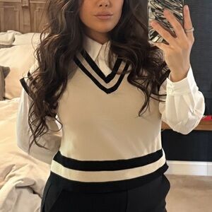 Stylish Kids Beige and Black Button Down Shirt